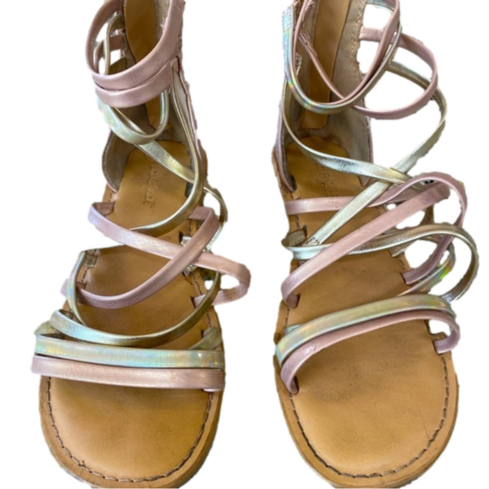 Girls dress ankle sandals size 13